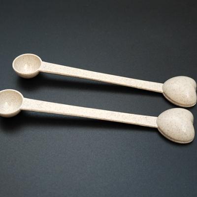 double end biodegradable spoon